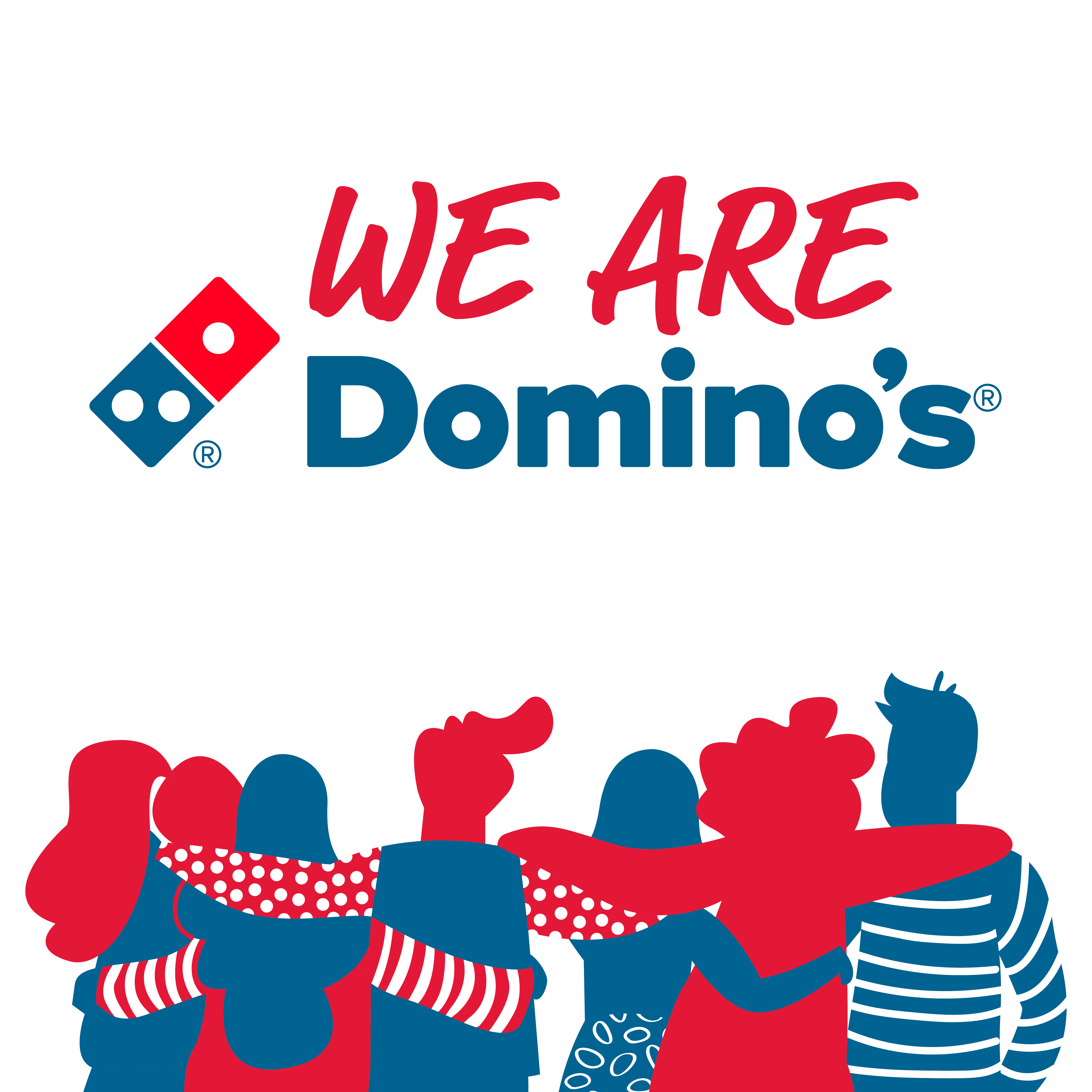 Dominos Teamwork Zusammenhalt Arbeitsatmosphäre